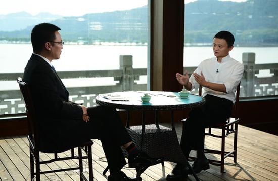 股融易 马云接受采访
